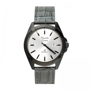 Alexandre Christie AC 1023 Black Grey Leather Lady MDLIPGR